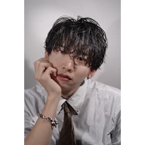 波巻き／スパイラル/ニュアンス/波巻きパーマ/メンズサロン