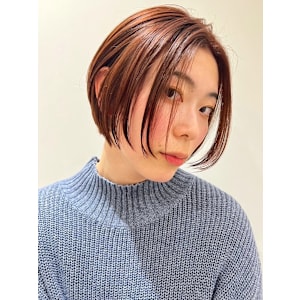 メルティーカラー　ワンレン　レイヤーボブ　マッシュ