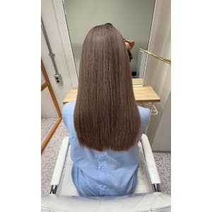 ゆるふわベージュ❤︎艶たっぷりケアカラー×髪質改善