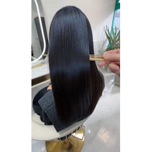 【理想スタイル★】髪質改善×ブルーブラックカラー