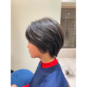 癖毛さんショートボブ