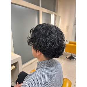 大人ツイストスパイラルパーマ