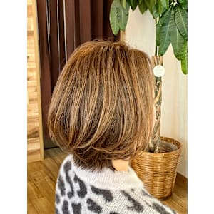 ボブ＋極太のカールアイロン