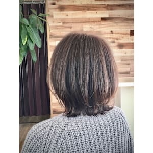 外はねボブ◎トップはふんわりと♪