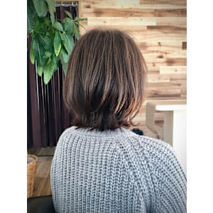 外はねボブ◎トップはふんわりと♪