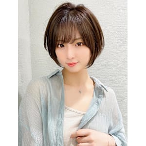 大人可愛い/ショートボブ/メルティカラー/似合わせカット  - AFLOAT/L 錦糸町【アフロートエル】【アフロートエル キンシチョウ】掲載中