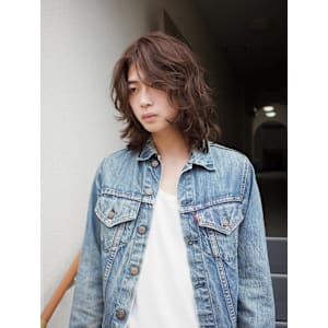 ミディアムウルフパーマ