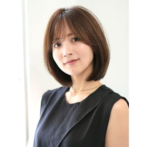 前下がりショート・ボブ/絶壁解消/前髪あり/20代/30代