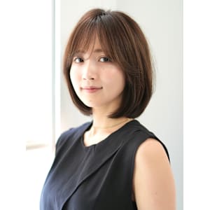 前下がりショート・ボブ/絶壁解消/前髪あり/20代/30代