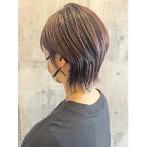 ショート／ピンクベージュ