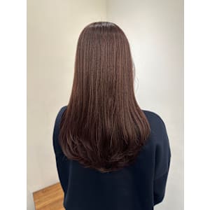 池袋 イルミナカラー レイヤー ワンカール コーラルピンク♪