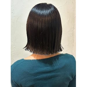 【Reir_下北沢】*外はね切りっぱなしボブ+ダークアッシュ