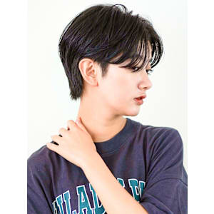 前下がりショート・ボブ/絶壁解消/前髪あり/20代/30代