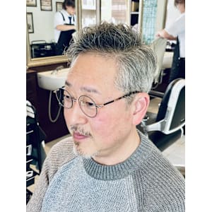 【60代 男性】ロンドンボリュームパーマ（大宮/バーバー）