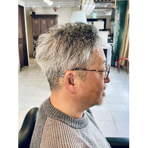 【60代 男性】ロンドンボリュームパーマ（大宮/バーバー） - Graceful Barber London【グレイスフルバーバーロンドン】掲載中