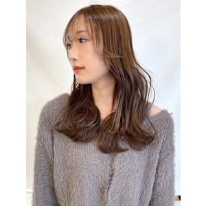 【MICHI 富田店　古作蓮】ブラウンベージュ　レイヤー