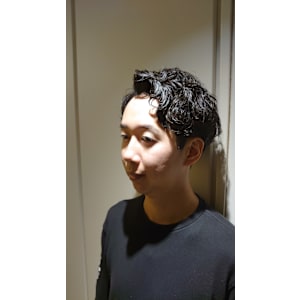 ツーブロック/パーマ/パートスタイル