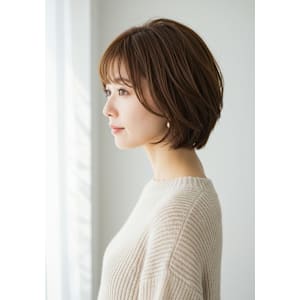 30代40代50代レイヤーボブ髪質改善酸性ストレート白髪染め