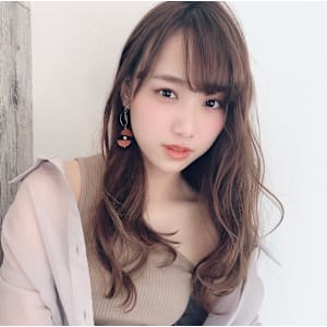 ハイトーンベージュロング