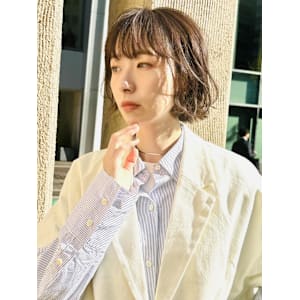 ゆるふわ外はねボブ