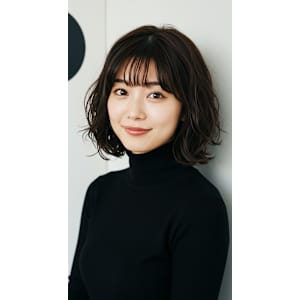 大人のこなれ感×無造作ウェーブボブ