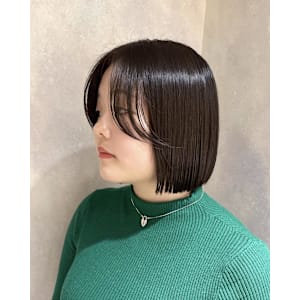 ミニボブ×切りっぱなしボブ×羽バンク×20代30代×横浜