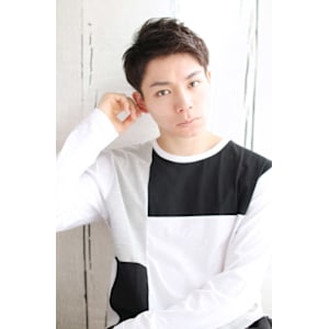 アップバング/メンズショート