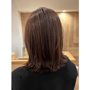 【Terrace】レイヤーボブ×ピンクベージュ