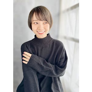 小顔ショート/艶カラー/白髪染め