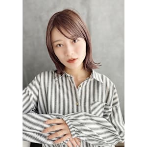 外はねボブ/大人ボブ/イルミナカラー