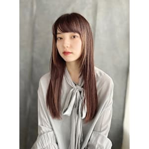 レイヤーカット/ストレート/縮毛矯正