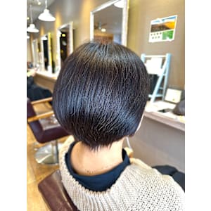 30代40代50代マッシュショートショートボブショートカット