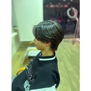 ★メンズ矯正ストレート×センターパート