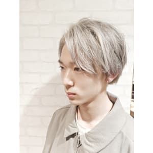 【横浜/メンズ/ハイトーン】シルバーアッシュ