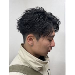 爽やかフェザーショート×フェザーパーマ