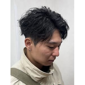 爽やかフェザーショート×フェザーパーマ