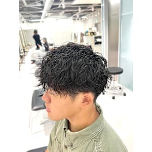 刈り上げマッシュ×ツイストスパイラル【松戸/メンズ】