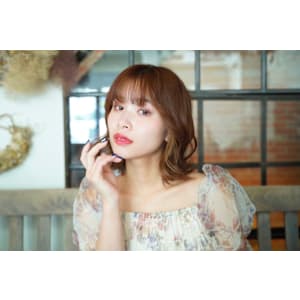 ふんわりカール×シースルーバング