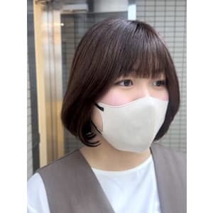 ボブカット/ワンカールボブ/タンバルモリ/小顔カット/艶ボブ