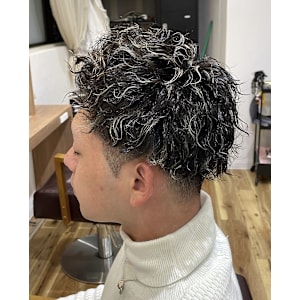 【メンズ×ツイストスパイラル×ハイライト】