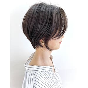  似合わせカット 美髪 30代 40代 50代　大人ショート