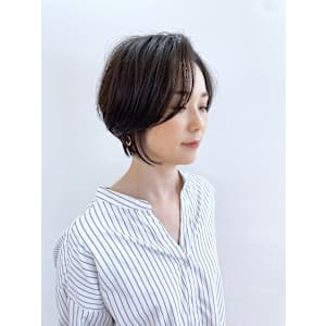  似合わせカット 美髪 30代 40代 50代　大人ショート