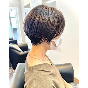  似合わせカット 美髪 30代 40代 50代　大人ショート