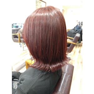 外ハネベリーピンク