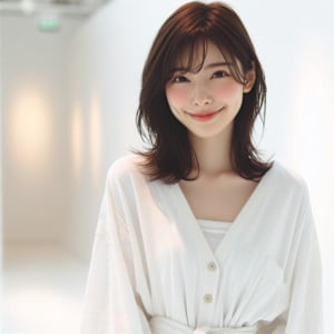 ★小顔カット大人かわいいシースルーバング結べるボブこなれヘア