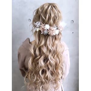 ハーフアップ♪