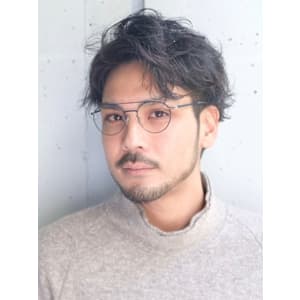 大人男性◎ツーブロックアップバングスタイル