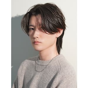 骨格診断　ウェーブ　ナチュラル　センターパート　ウルフ