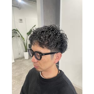 ツーブロックショート