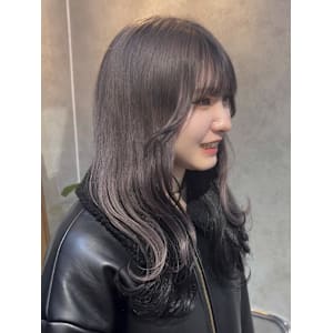 ○レイヤーカットを活かしたデザインカラー